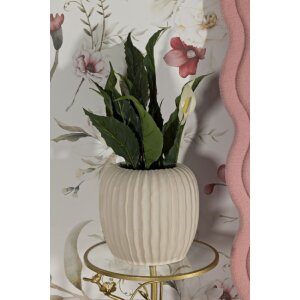 Mauro Ferretti Vase Nebel Ø 26,5x26 cm creme