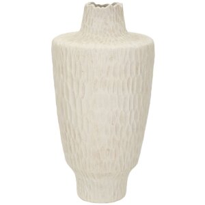 Mauro Ferretti Vase Schatten Ø 29,5x57 cm creme