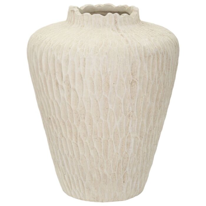 Mauro Ferretti Vase Schatten Ø 32x40 cm creme