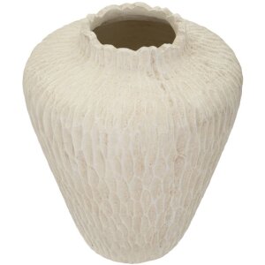 Mauro Ferretti Vase Schatten Ø 32x40 cm creme
