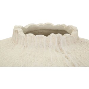 Mauro Ferretti Vase Schatten Ø 32x40 cm creme