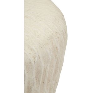 Mauro Ferretti Vase Schatten Ø 35x32,5 cm creme