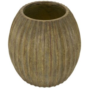 Mauro Ferretti Vase Brise Ø 32x32,5 cm schilfgrün