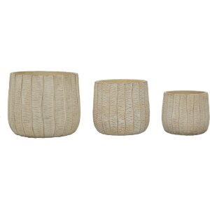 Mauro Ferretti Cachepot-Set Flocke 3-teilig 30,5x27 /...