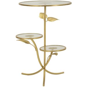 Mauro Ferretti Măsuță laterală frunză cu 3 rafturi...