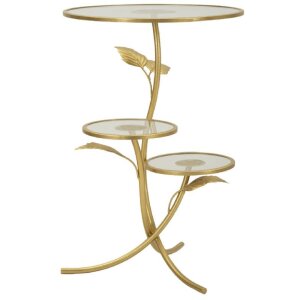 Mauro Ferretti Măsuță laterală frunză cu 3 rafturi...