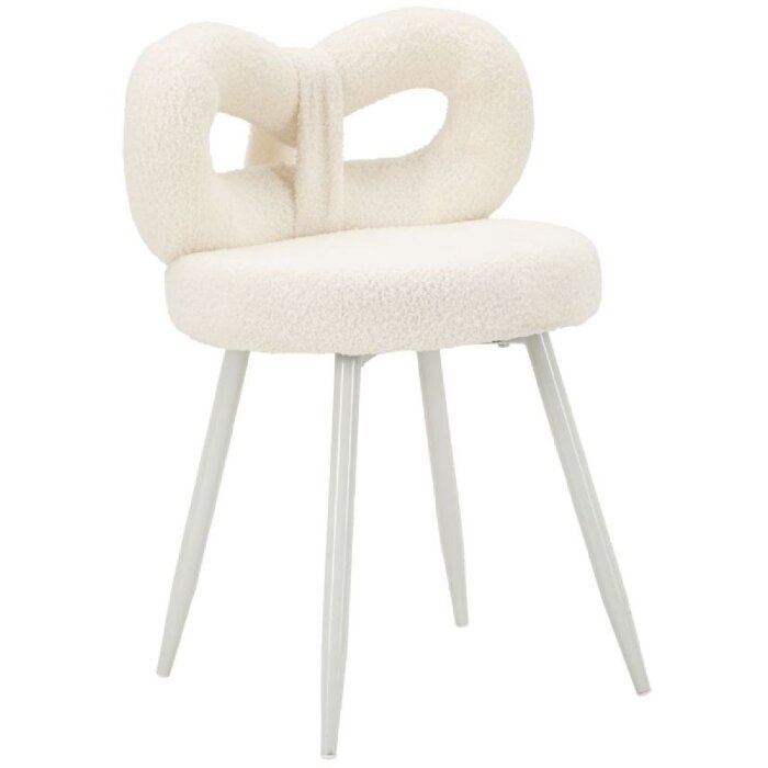 Mauro Ferretti Stuhl Mini Ilary 40x67 cm weiß