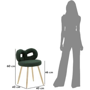 Mauro Ferretti Stuhl Mini Ilary 40x67 cm grün