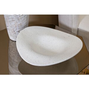 Mauro Ferretti Dekoschale Elegant 41x41x12 cm creme