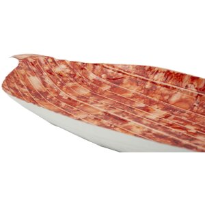 Mauro Ferretti Dekoschale Tropfen Rot 50x18x4 cm