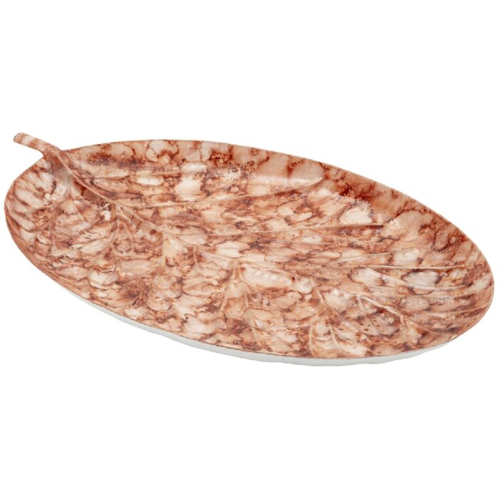 Mauro Ferretti Dekoschale Tropfen Browy 35x22x2,5 cm braun