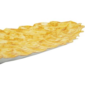 Mauro Ferretti Dekoschale Tropfen 57x27x5 cm gelb