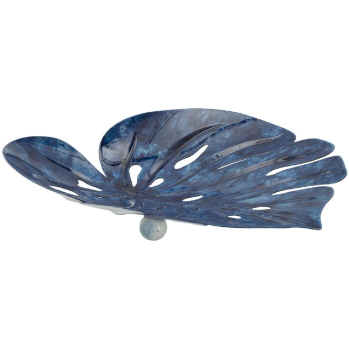 Mauro Ferretti Bol Decorativ Tropfen 27x23x5 cm Albastru