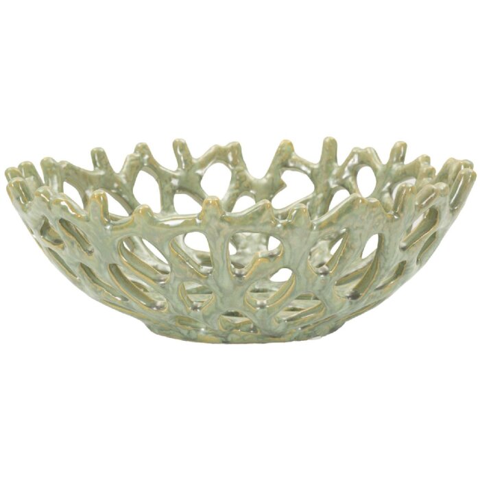 Mauro Ferretti Vas Coralie Ø 35x13 cm verde