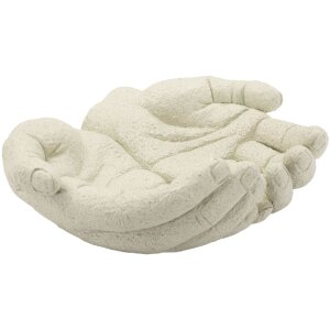 Mauro Ferretti Dekoschale Hands Stons 22,7x20x7,3 cm creme