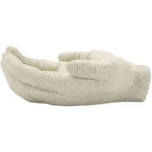 Mauro Ferretti Dekoschale Hands Stons 22,7x20x7,3 cm creme