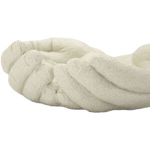 Mauro Ferretti Dekoschale Hands Stons 22,7x20x7,3 cm creme