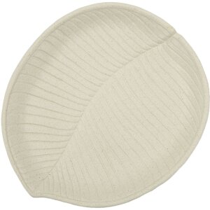 Mauro Ferretti Dekoschale Stons 33x29x4 cm creme