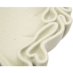 Mauro Ferretti Bol Decorativ Stons 40,5x38,5x9,5 cm Crem