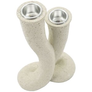 Mauro Ferretti Suport Lumânări Stons 10x6,5x17,5 cm Crem