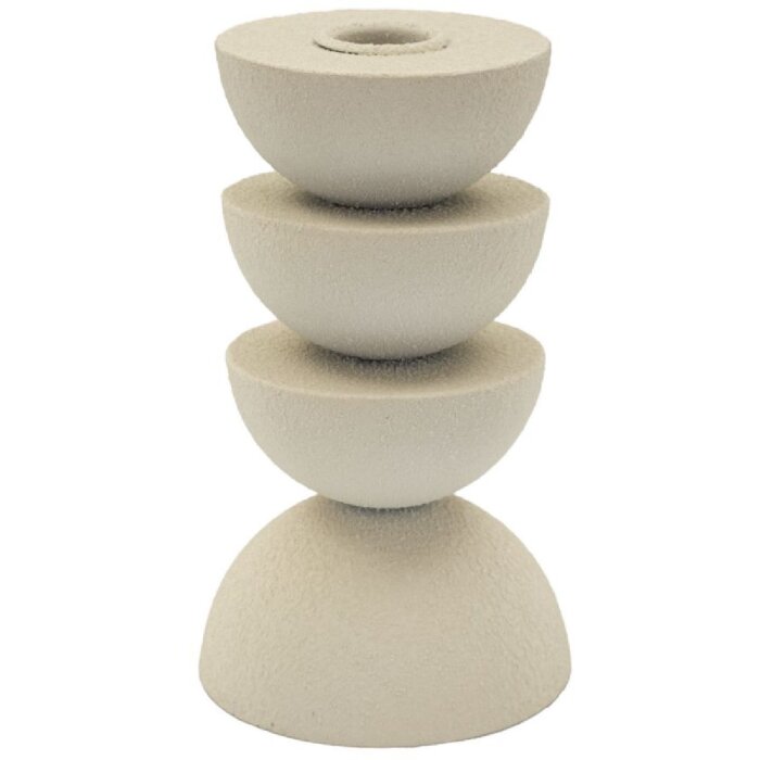 Mauro Ferretti Suport Lumânări Dune Pix 9x15 cm Crem