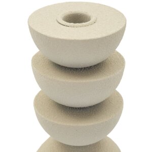 Mauro Ferretti Suport Lumânări Dune Pix 9x15 cm Crem