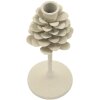 Mauro Ferretti Kerzenhalter Pigna Düne 9,5x22,5 cm creme