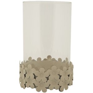 Mauro Ferretti Kerzenhalter Düne mit Glas 14x21 cm...