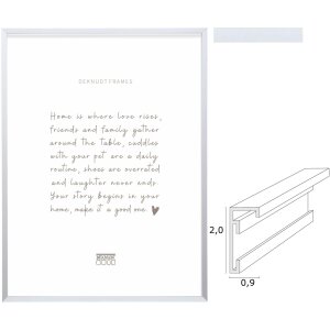 Deknudt S029D1 Ramă foto din aluminiu argintiu...
