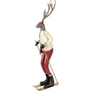 Clayre & Eef Figurină decorativă căprioară metal maro...