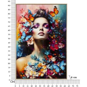 Mauro Ferretti Tablou decorativ Marty cu ramă 62x4x92 cm