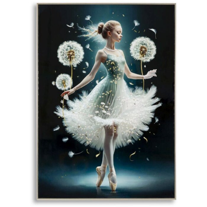 Mauro Ferretti Wandbild Tanzen mit Rahmen 72x4x102 cm