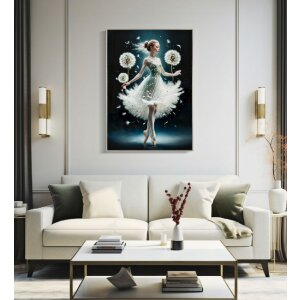 Mauro Ferretti Wandbild Tanzen mit Rahmen 72x4x102 cm