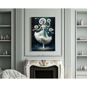 Mauro Ferretti Wandbild Tanzen mit Rahmen 72x4x102 cm