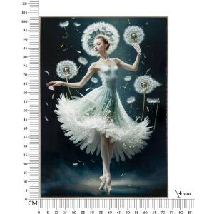 Mauro Ferretti Wandbild Tanzen mit Rahmen 72x4x102 cm