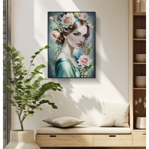 Mauro Ferretti Tablou decorativ Fantasie cu ramă 72x4x102 cm