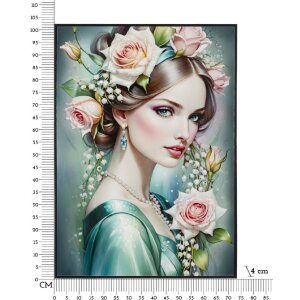 Mauro Ferretti Tablou decorativ Fantasie cu ramă 72x4x102 cm