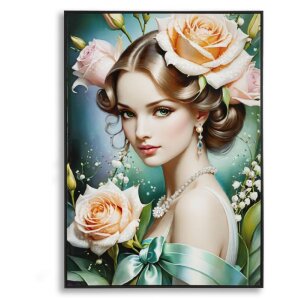 Mauro Ferretti Tablou decorativ Fantasie cu ramă 72x4x102 cm