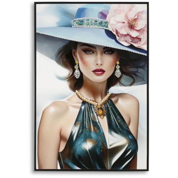 Mauro Ferretti Wandbild Pam mit Rahmen 62x4x92 cm