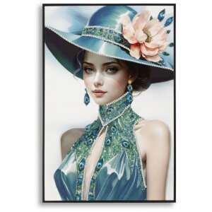 Mauro Ferretti Tablou decorativ Pam cu ramă 62x4x92 cm