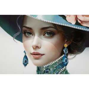 Mauro Ferretti Tablou decorativ Pam cu ramă 62x4x92 cm