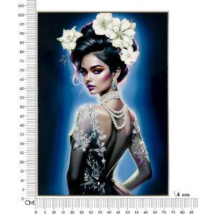 Mauro Ferretti Tablou de perete Isabel cu ramă 72x4x102 cm