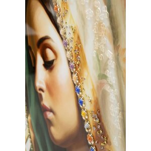 Mauro Ferretti Wandbild Madonna mit Rahmen 72x4x102 cm