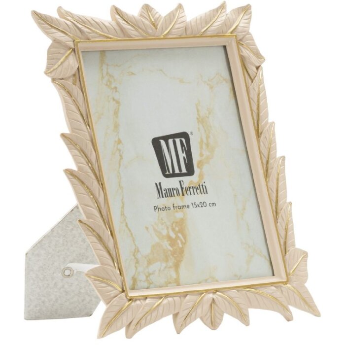 Mauro Ferretti Fotorahmen Leaffy 15x20 cm creme