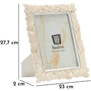 Mauro Ferretti Fotorahmen Schmetterling15x20 cm creme