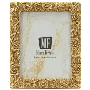 Mauro Ferretti Fotorahmen Mohnblume 15x20 cm gold