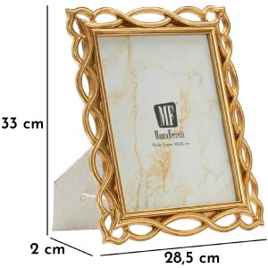 Mauro Ferretti Fotorahmen Welle 20x25 cm gold