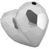 Mauro Ferretti Vase Herz 19x9x18 cm silber