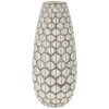 Mauro Ferretti Vază Tibet Ø 20x45,5 cm alb spălat