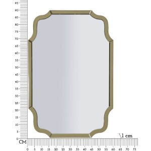 Mauro Ferretti Wandspiegel Istanbul 60x1x90 cm gold